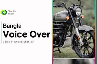 record professional bengali or bangla voice over in 24 hour