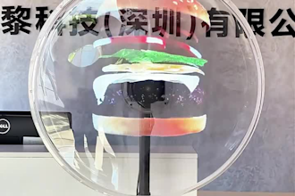 3d holograms video 3d food animation  3d product 3d hologram fan video