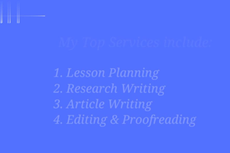 create online lesson plans and teaching materials