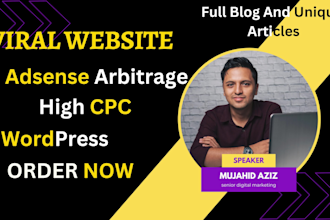 build a complete viral adsense arbitrage website