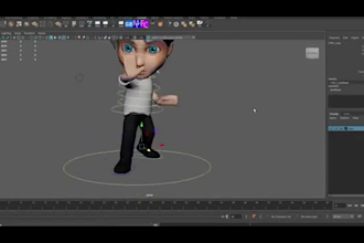 rig3d cartoon character rig,lip sync,3d face rig, ue5, rig3d,expression maya rig