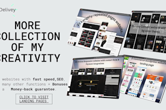 design redesign a responsive wordpress website with elementor pro