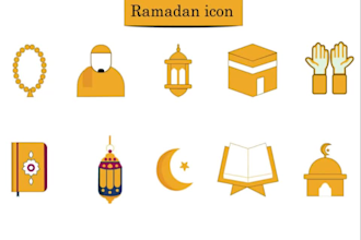 design unique, simple, and modern custom icon set