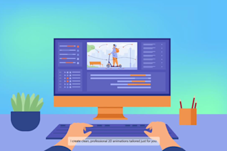 create custom 2d animated explainer videos for your business, product or service