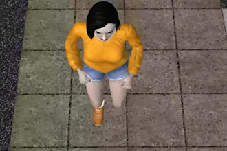 model 3d realistic character for game or animation