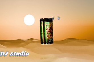 do 3d beverage animation bottle ads 3d can design 3d soda animation energy drink