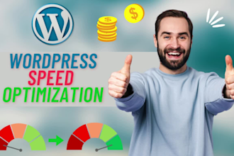 do wordpress website speed optimization and improve google page speed score