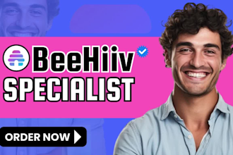 improve your beehiiv newsletter design beehive landing page setup beehiiv expert