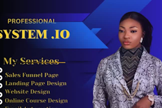 systeme io sales funnel, systeme io landing page, systeme io website
