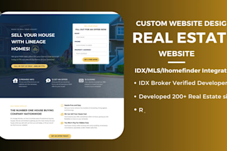 build custom real estate website with idx mls integration