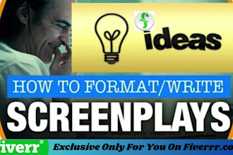 write a compelling screenplay or script for film, TV, or web