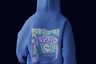 do 3d cgi product design hoodie t shirt 3d textile jersey, garments, apparel