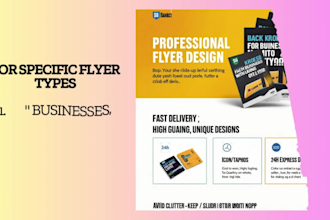 design your urgent flyer and poster within 5 hours