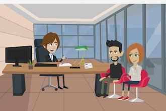create custom 2d 3d explainer video animation for your business or industries