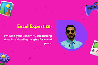 deliver professional excel solutions and data analysis as a certified expert
