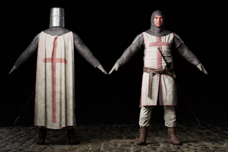 create a game ready 3d character for unreal or unity