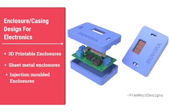 design perfect pcb enclosure  or case for electronics