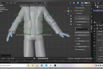 model, rig and animate your 3d characters in blender