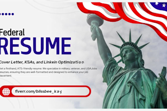create captivating ats federal resume, usa jobs, military and veteran resume