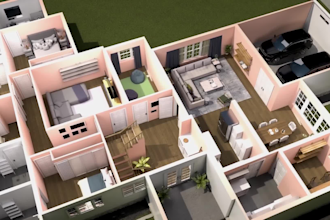 3d linterior,exterior house design,ue5 photorealistic 3drendering,3d floor plan