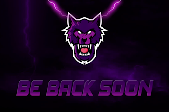 design unique twitch, kick, youtube logo static and animated overlays