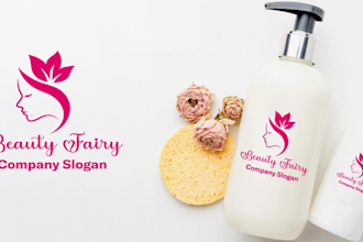design hand drawn minimalist feminine floral botanical logo