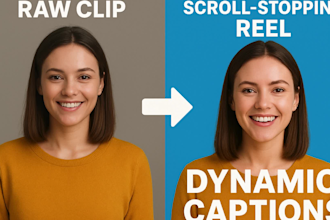 edit talking head videos for coaches and consultants with dynamic captions