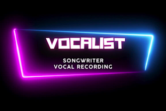 be your singer, songwriter for your pop, rap, hiphop songs