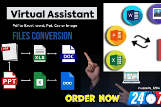 convert and format PDF to excel, word, scan pages to excel