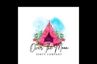 design beautiful feminine hand drawn logo for your business