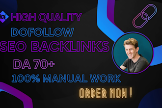 build high quality dofollow SEO backlinks with high da white hat link building