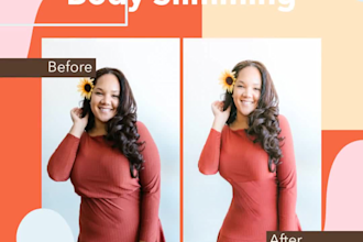 slim, remove fat, reshape, rebuild, restore, face and body shape in photoshop
