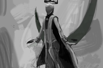 sketch concepts or fan art characters