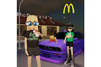 create retro 3d low poly animation character model loop animation in n64 ps1