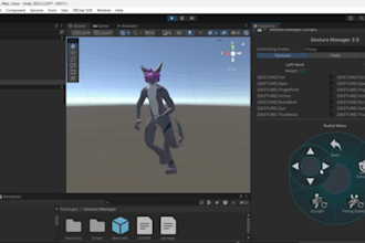 create a custom vrchat avatar 3d furry nsfw model vrc avatar anime 3d vtuber rig