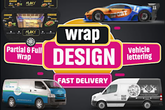 do professional vehicle wrap design for any vehicle