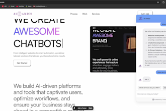 create custom ai chatbots and software solutions