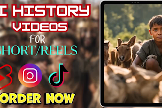 do viral faceless ai history youtube short videos and instagram reels
