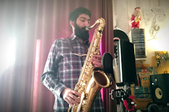 record saxophone solo for your track