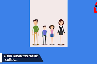make commercial and residential locksmith services 2d animated promo video