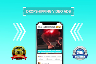 edit high quality video ads for dropshipping products
