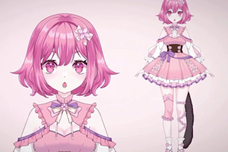 draw live2d vtuber model, 2d vtuber model anime vtuber 3d vtuber commission