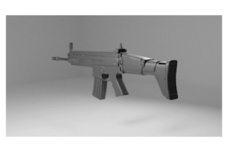 sculpt 3d cosplay weapon cosplay props gun model airsoft accessory for 3d prints