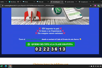 realizo embudos de ventas con automatización de whatsapp,campañas y creativos
