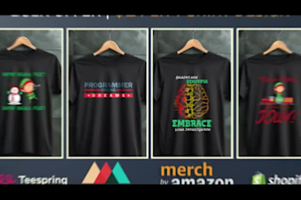 design custom typography and graphic summer t shirt for you