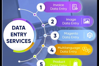 do accurate data entry, copy paste, web research, data cleaning