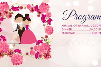 do wedding card animation