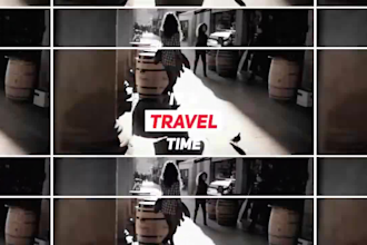 do cinematic travel video editing, vlog, drone footage