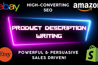 write seo optimised description for high sales