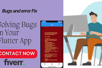 fix bug and errors in flutter app